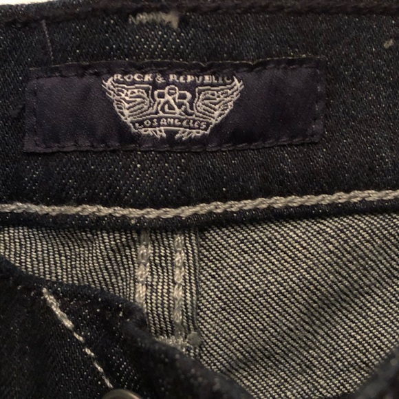 Rock & Republic “STELLA” edition dark blue straight leg. Size 26.Great condition - Picture 3 of 7